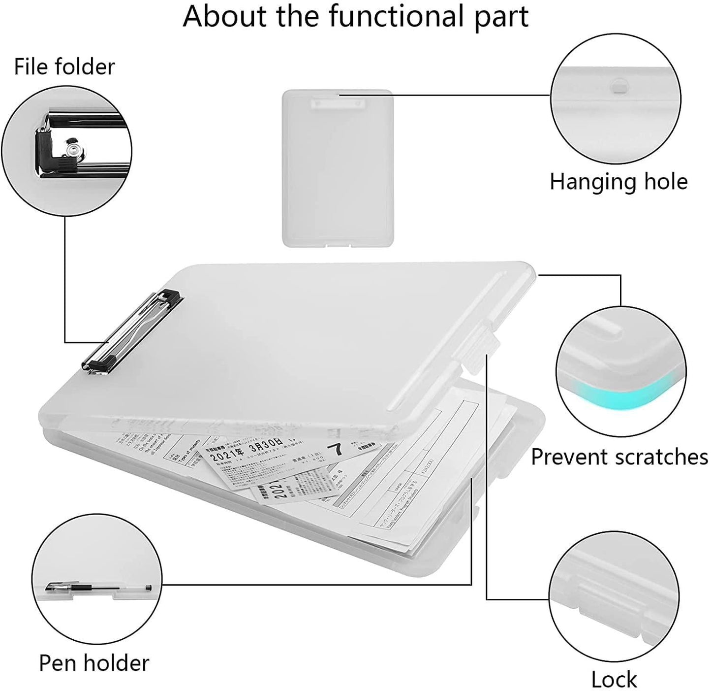 Premium™ Clipboard Box File